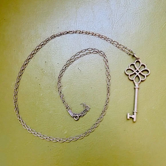 Tiffany & Co. Sterling Silver Key Necklace - Picture 9 of 15